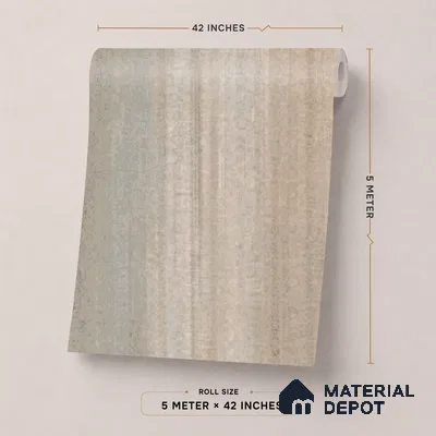 81291-4 | 5 Meter x 42 Inch PVC Texture Look Wallpaper - 57 Sq. Ft. | Minimum 15% wastage during installation