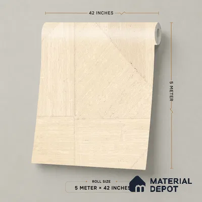 81293-1 | 5 Meter x 42 Inch PVC Geometric Look Wallpaper - 57 Sq. Ft. | Minimum 15% wastage during installation