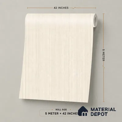 81294-1 | 5 Meter x 42 Inch PVC Patterned Look Wallpaper - 57 Sq. Ft. | Minimum 15% wastage during installation