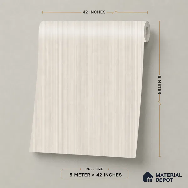 81294-2 | 5 Meter x 42 Inch PVC Patterned Look Wallpaper - 57 Sq. Ft. | Minimum 15% wastage during installation