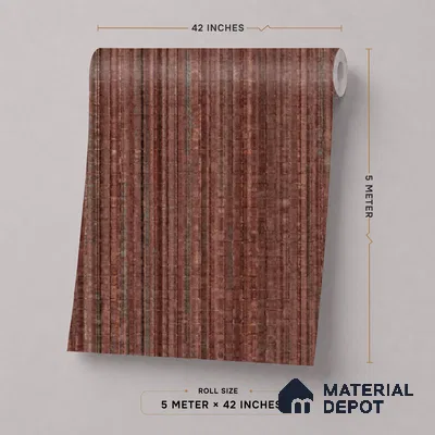 81294-7 | 5 Meter x 42 Inch PVC Patterned Look Wallpaper - 57 Sq. Ft. | Minimum 15% wastage during installation