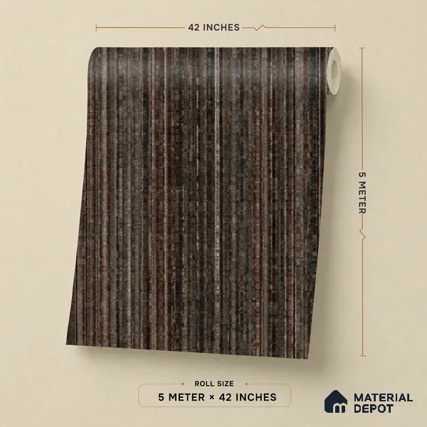 81294-9 | 5 Meter x 42 Inch PVC Patterned Look Wallpaper - 57 Sq. Ft. | Minimum 15% wastage during installation