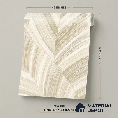 81296-1 | 5 Meter x 42 Inch PVC Patterned Look Wallpaper - 57 Sq. Ft. | Minimum 15% wastage during installation