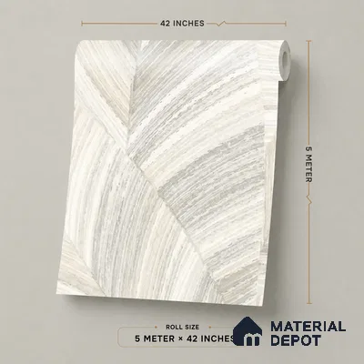 81296-2 | 5 Meter x 42 Inch PVC Patterned Look Wallpaper - 57 Sq. Ft. | Minimum 15% wastage during installation