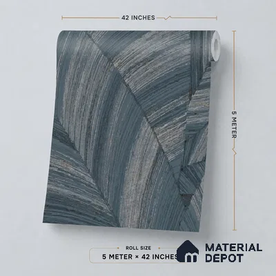 81296-5 | 5 Meter x 42 Inch PVC Patterned Look Wallpaper - 57 Sq. Ft. | Minimum 15% wastage during installation