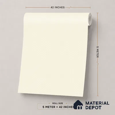 74017-1 | 5 Meter x 42 Inch PVC Plain Look Wallpaper - 57 Sq. Ft. | Minimum 10% wastage during installation