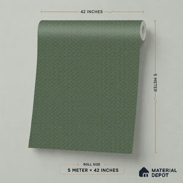 74017-4 | 5 Meter x 42 Inch PVC Plain Look Wallpaper - 57 Sq. Ft. | Minimum 10% wastage during installation