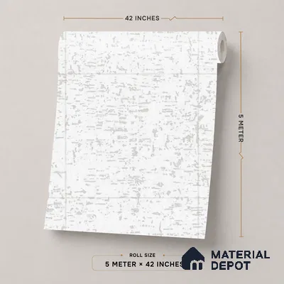 74018-5 | 5 Meter x 42 Inch PVC Texture Look Wallpaper - 57 Sq. Ft. | Minimum 15% wastage during installation