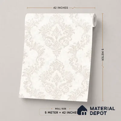 74022-1 | 5 Meter x 42 Inch PVC Patterned Look Wallpaper - 57 Sq. Ft. | Minimum 15% wastage during installation