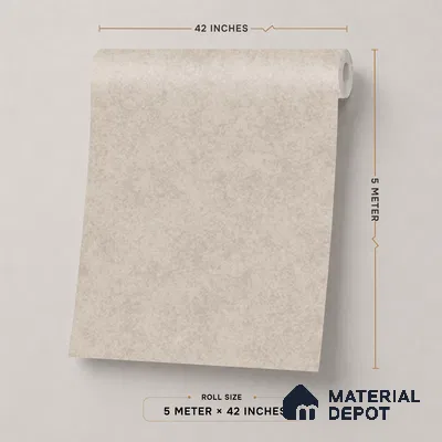 74023-3 | 5 Meter x 42 Inch PVC Texture Look Wallpaper - 57 Sq. Ft. | Minimum 15% wastage during installation
