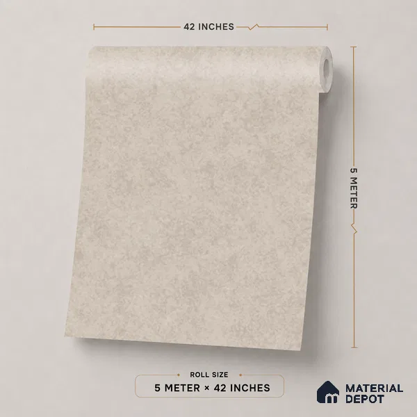 74023-3 | 5 Meter x 42 Inch PVC Texture Look Wallpaper - 57 Sq. Ft. | Minimum 15% wastage during installation