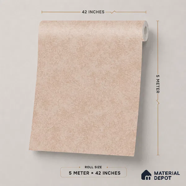 74023-4 | 5 Meter x 42 Inch PVC Texture Look Wallpaper - 57 Sq. Ft. | Minimum 15% wastage during installation