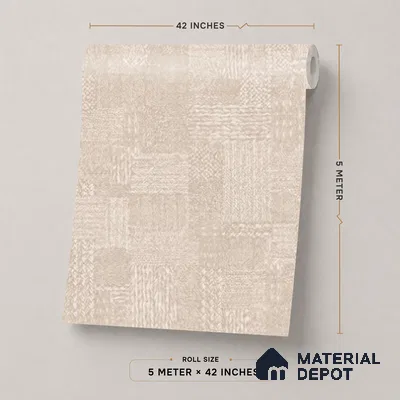 74021-1 | 5 Meter x 42 Inch PVC Texture Look Wallpaper - 57 Sq. Ft. | Minimum 15% wastage during installation