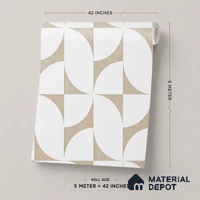 74029-1 | 5 Meter x 42 Inch PVC Patterned Look Wallpaper - 57 Sq. Ft. | Minimum 15% wastage during installation