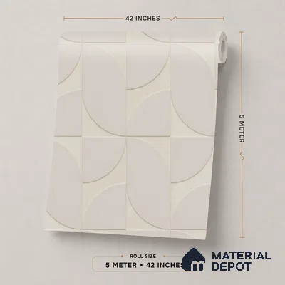 74029-2 | 5 Meter x 42 Inch PVC Patterned Look Wallpaper - 57 Sq. Ft. | Minimum 15% wastage during installation
