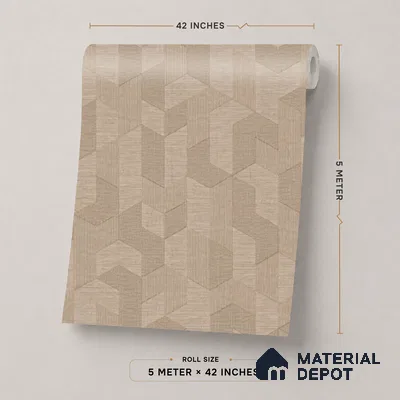 74027-3 | 5 Meter x 42 Inch PVC Patterned Look Wallpaper - 57 Sq. Ft. | Minimum 15% wastage during installation