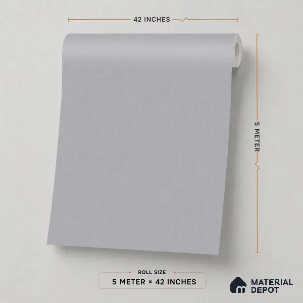 74028-4 | 5 Meter x 42 Inch PVC Plain Look Wallpaper - 57 Sq. Ft. | Minimum 10% wastage during installation