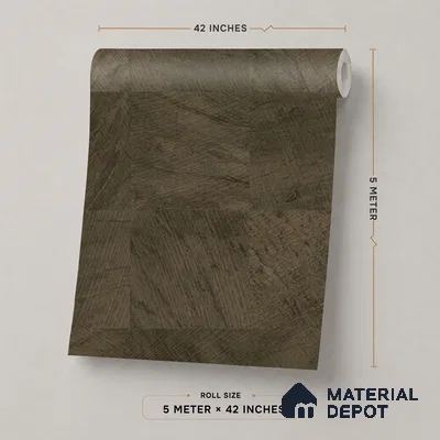 74020-3 | Olive Concrete Wash PVC Textured Wallpaper - 5 Meter x 42 Inch, 57 Sq. Ft. (Min. 15% Wastage)