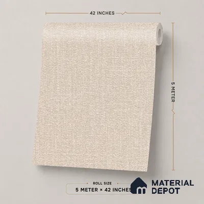 74025-4 | 5 Meter x 42 Inch PVC Plain Look Wallpaper - 57 Sq. Ft. | Minimum 10% wastage during installation