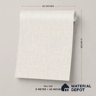 74025-5 | 5 Meter x 42 Inch PVC Plain Look Wallpaper - 57 Sq. Ft. | Minimum 10% wastage during installation
