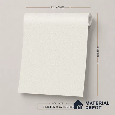 74030-1 | 5 Meter x 42 Inch PVC Plain Look Wallpaper - 57 Sq. Ft. | Minimum 10% wastage during installation