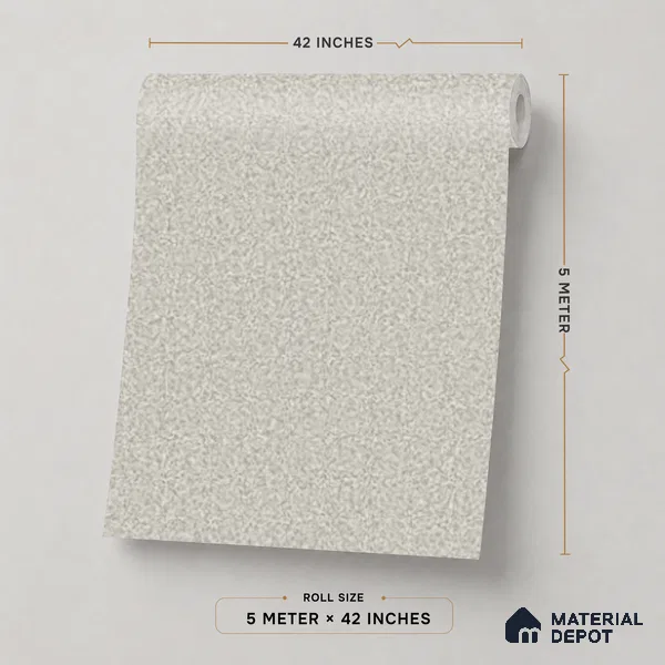 74030-2 | 5 Meter x 42 Inch PVC Plain Look Wallpaper - 57 Sq. Ft. | Minimum 10% wastage during installation