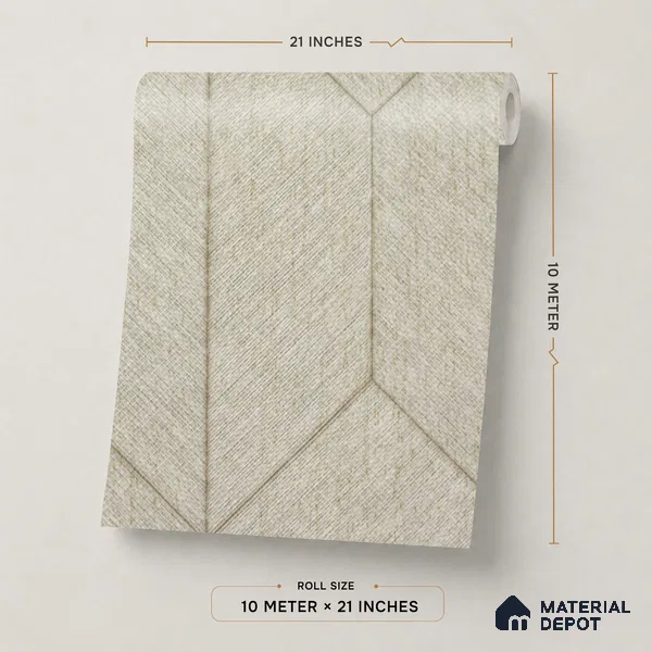 2101 - 2 | 10 Meter x 21 Inches Fabric Look Wallpaper - 57.41 Sq. Ft.