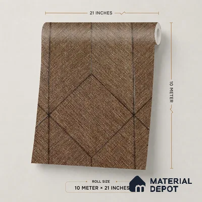 2101 - 4 | 10 Meter x 21 Inches Fabric Look Wallpaper - 57.41 Sq. Ft.