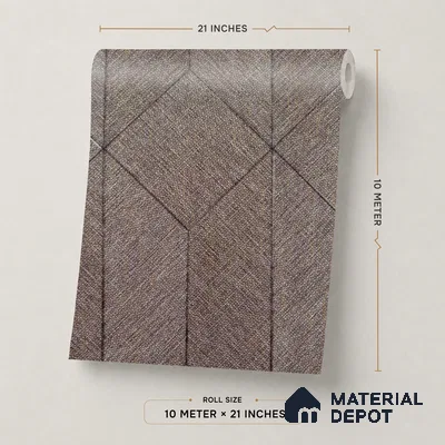2101 - 6 | 10 Meter x 21 Inches Fabric Look Wallpaper - 57.41 Sq. Ft.