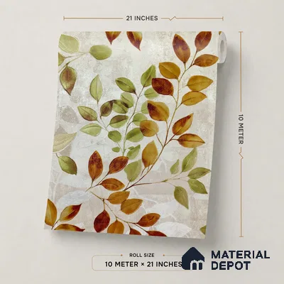 2105 -4 | 10 Meter x 21 Inches Florals Look Wallpaper - 57.41 Sq. Ft.