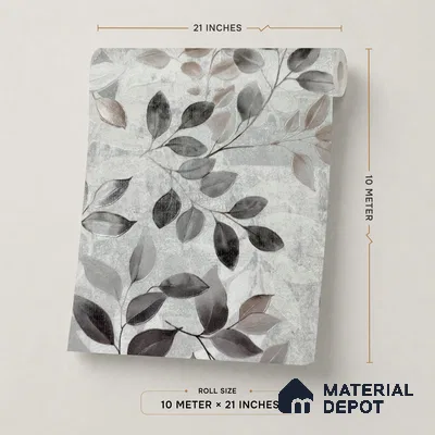 2105 -3 | 10 Meter x 21 Inches Florals Look Wallpaper - 57.41 Sq. Ft.