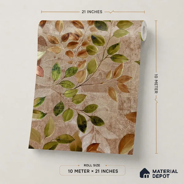 2105 -5 | 10 Meter x 21 Inches Florals Look Wallpaper - 57.41 Sq. Ft.