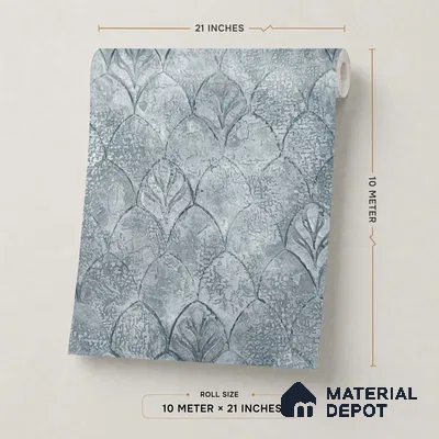 2107 -1 | 10 Meter x 21 Inches Patterned Look Wallpaper - 57.41 Sq. Ft.