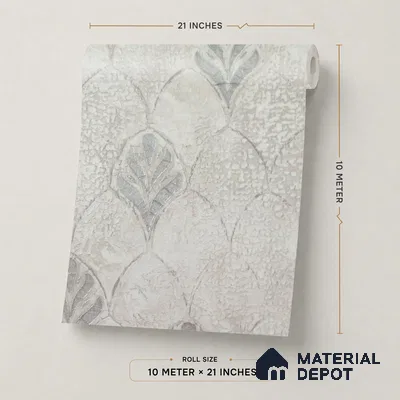 2107 -3 | 10 Meter x 21 Inches Patterned Look Wallpaper - 57.41 Sq. Ft.