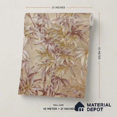 2112 -4 | 10 Meter x 21 Inches Florals Look Wallpaper - 57.41 Sq. Ft.