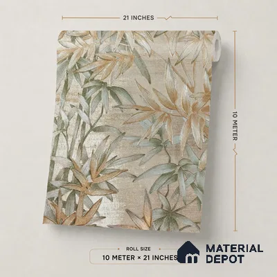 2112 -3 | 10 Meter x 21 Inches Florals Look Wallpaper - 57.41 Sq. Ft.