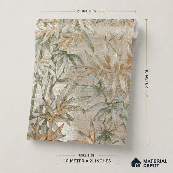 2112 -3 | 10 Meter x 21 Inches Florals Look Wallpaper - 57.41 Sq. Ft.