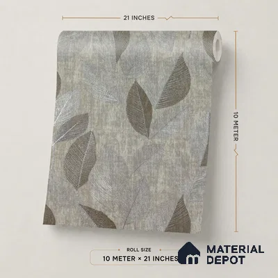 2109 -2 | 10 Meter x 21 Inches Florals Look Wallpaper - 57.41 Sq. Ft.