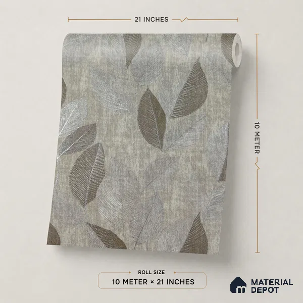 2109 -2 | 10 Meter x 21 Inches Florals Look Wallpaper - 57.41 Sq. Ft.