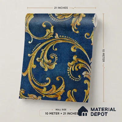 2102 -5 | 10 Meter x 21 Inches Patterned Look Wallpaper - 57.41 Sq. Ft.