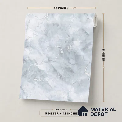 88527-1 | 5 Meter x 42 Inch PVC Marble Look Wallpaper - 57.41 Sq. Ft. | Minimum 10% wastage during installation