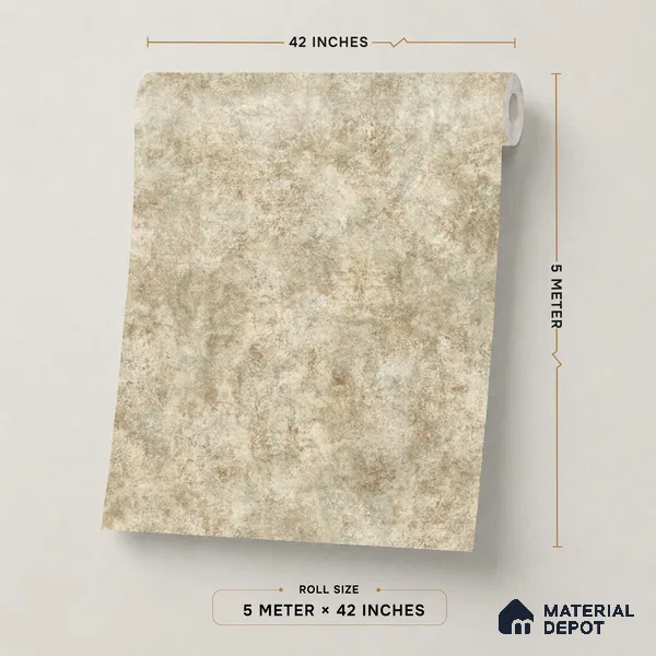 88528-1 | 5 Meter x 42 Inch PVC Patterned Look Wallpaper - 57.41 Sq. Ft. | Minimum 15% wastage during installation