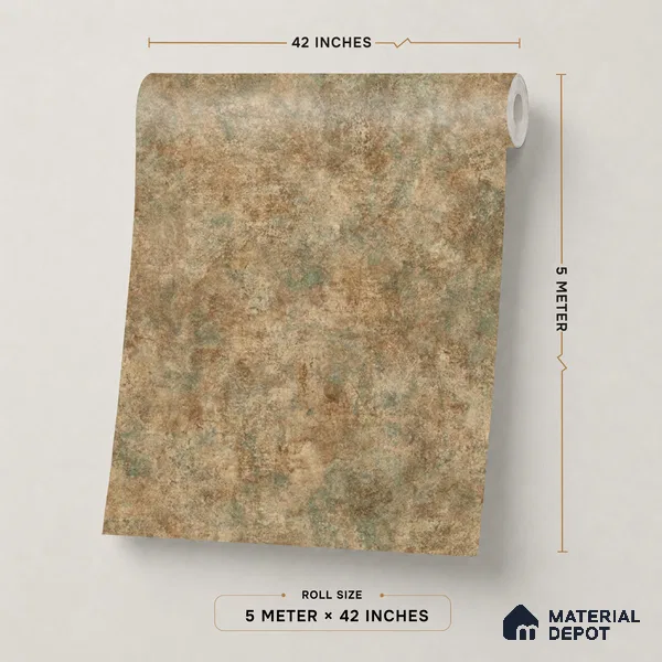 88528-2 | 5 Meter x 42 Inch PVC Patterned Look Wallpaper - 57.41 Sq. Ft. | Minimum 15% wastage during installation