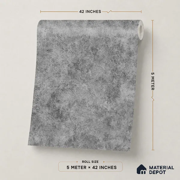 88528-4 | 5 Meter x 42 Inch PVC Patterned Look Wallpaper - 57.41 Sq. Ft. | Minimum 15% wastage during installation