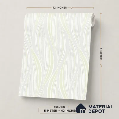 88531-1 | 5 Meter x 42 Inch PVC Patterned Look Wallpaper - 57.41 Sq. Ft. | Minimum 15% wastage during installation