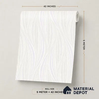 88531-2 | 5 Meter x 42 Inch PVC Patterned Look Wallpaper - 57.41 Sq. Ft. | Minimum 15% wastage during installation
