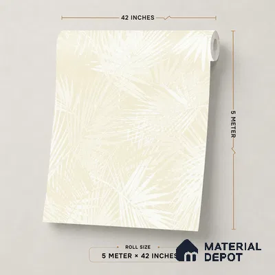 88532-2 | 5 Meter x 42 Inch PVC Florals Look Wallpaper - 57.41 Sq. Ft. | Minimum 15% wastage during installation