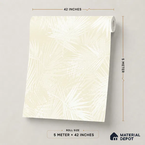 88532-2 | 5 Meter x 42 Inch PVC Florals Look Wallpaper - 57.41 Sq. Ft. | Minimum 15% wastage during installation