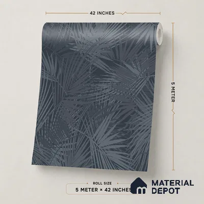 88532-4 | 5 Meter x 42 Inch PVC Florals Look Wallpaper - 57.41 Sq. Ft. | Minimum 15% wastage during installation