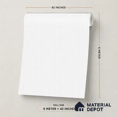 88533-1 | 5 Meter x 42 Inch PVC Texture Look Wallpaper - 57.41 Sq. Ft. | Minimum 15% wastage during installation